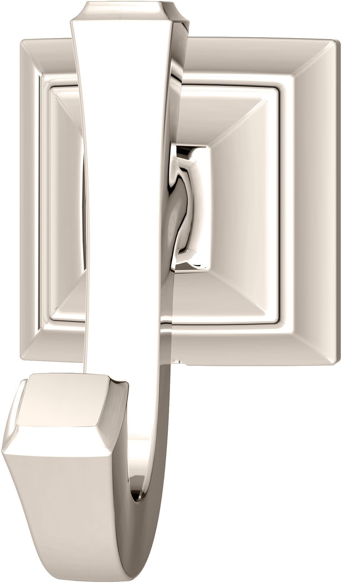 Polished Nickel Square Wall Mounted Robe Hook