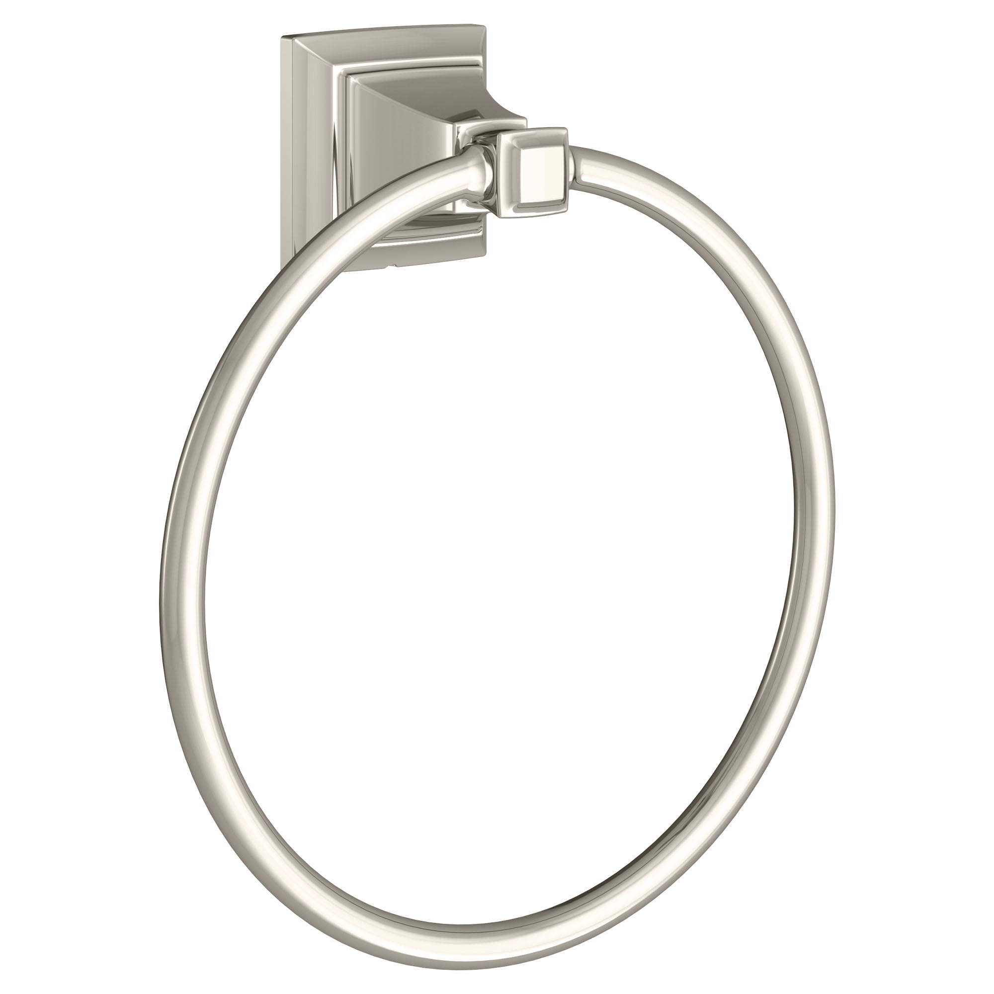 Polished Nickel Round Wall Mounted Towel Ring