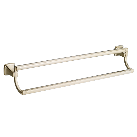 American Standard Townsend 26-in Double Towel Bar in Brushed Nickel