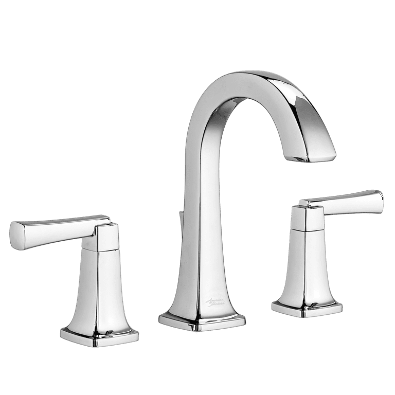 8 in. Widespread 2-Handle High-Arc Bridge Bathroom Faucet in Polished Brass