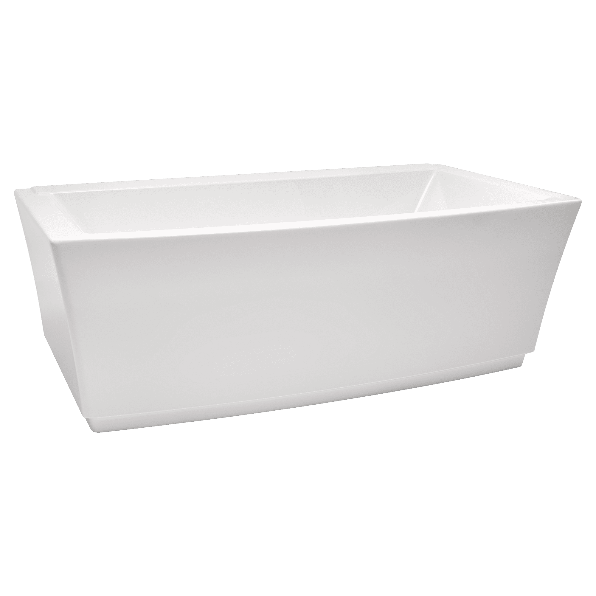 Townsend 68'' White Acrylic Freestanding Soaking Bathtub
