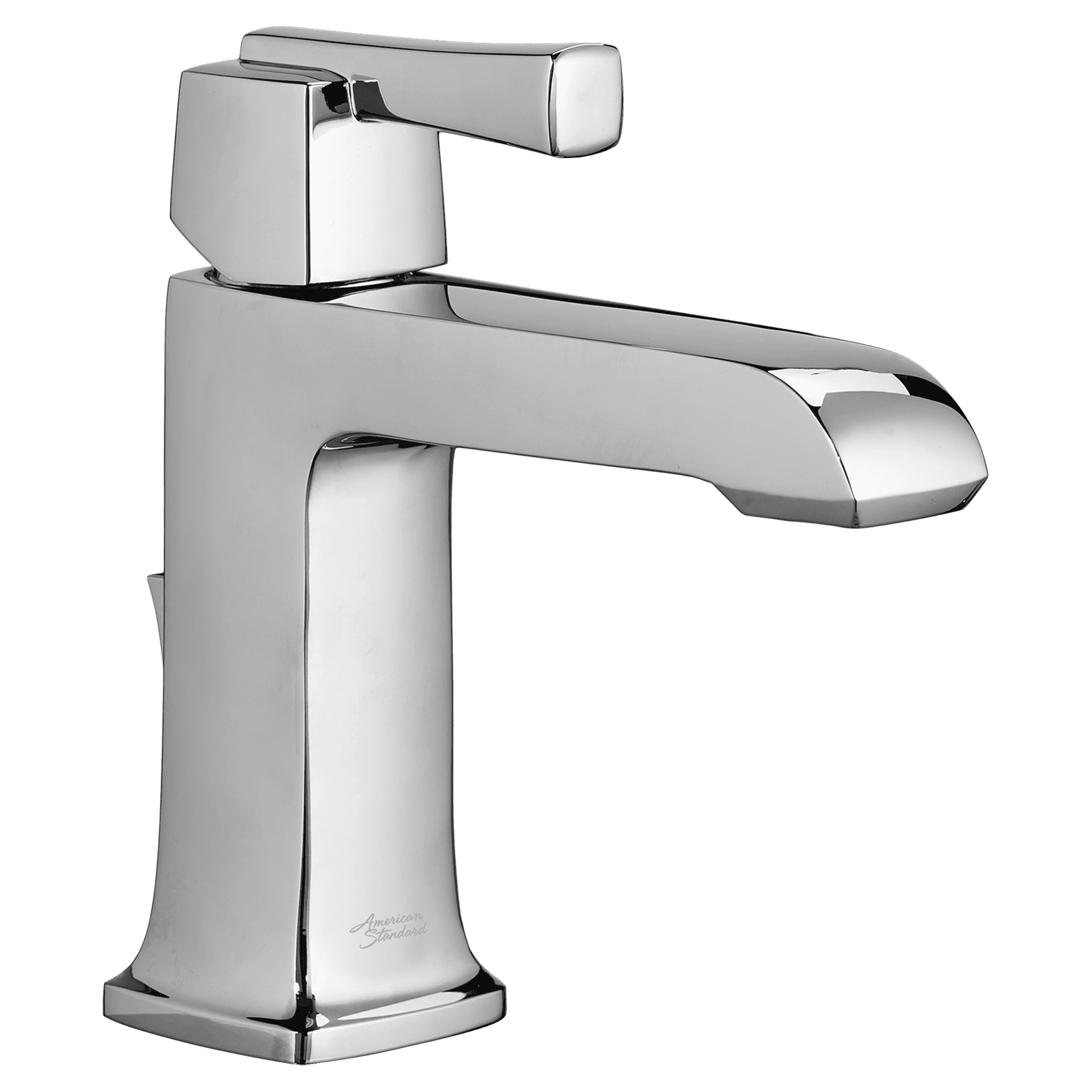 Manhattan Bridge Inspired Polished Chrome Single-Handle Bathroom Faucet