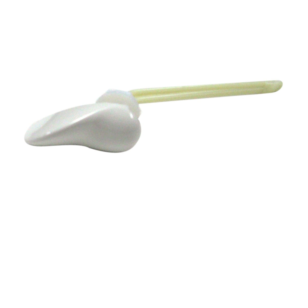 White Plastic Toilet Tank Trip Lever Assembly