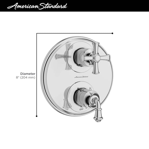 American Standard Tu052.740 Delancey 3 Function Pressure Balanced Valve Trim Only -