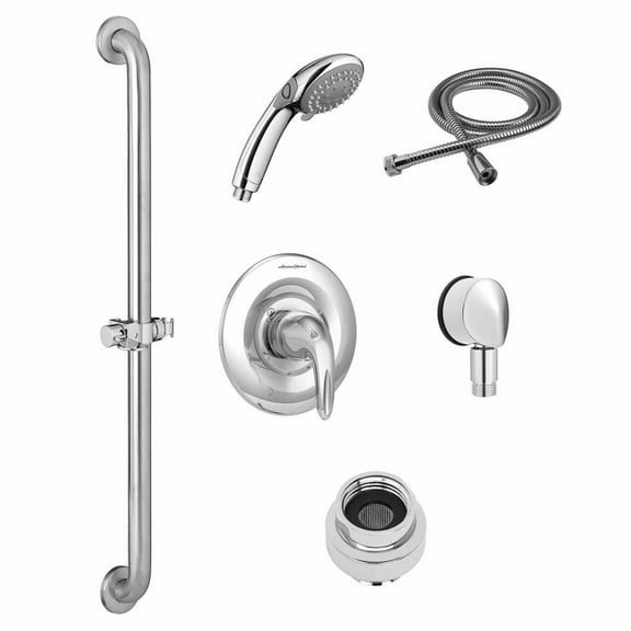 American Standard Tu662sg211 Commercial Shower System Kit For Flash Rough Valve - Chrome