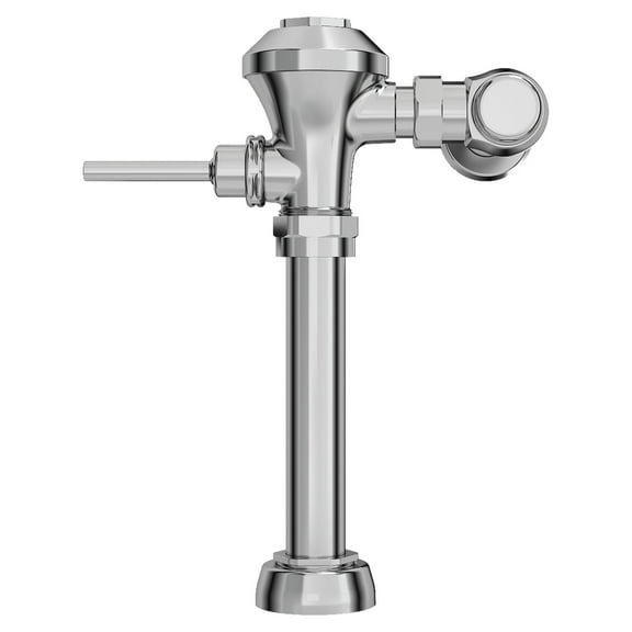 American Standard Ultima Manual Toilet 1.28 GPF Diaphragm-Type Flush Valve in Polished Chrome