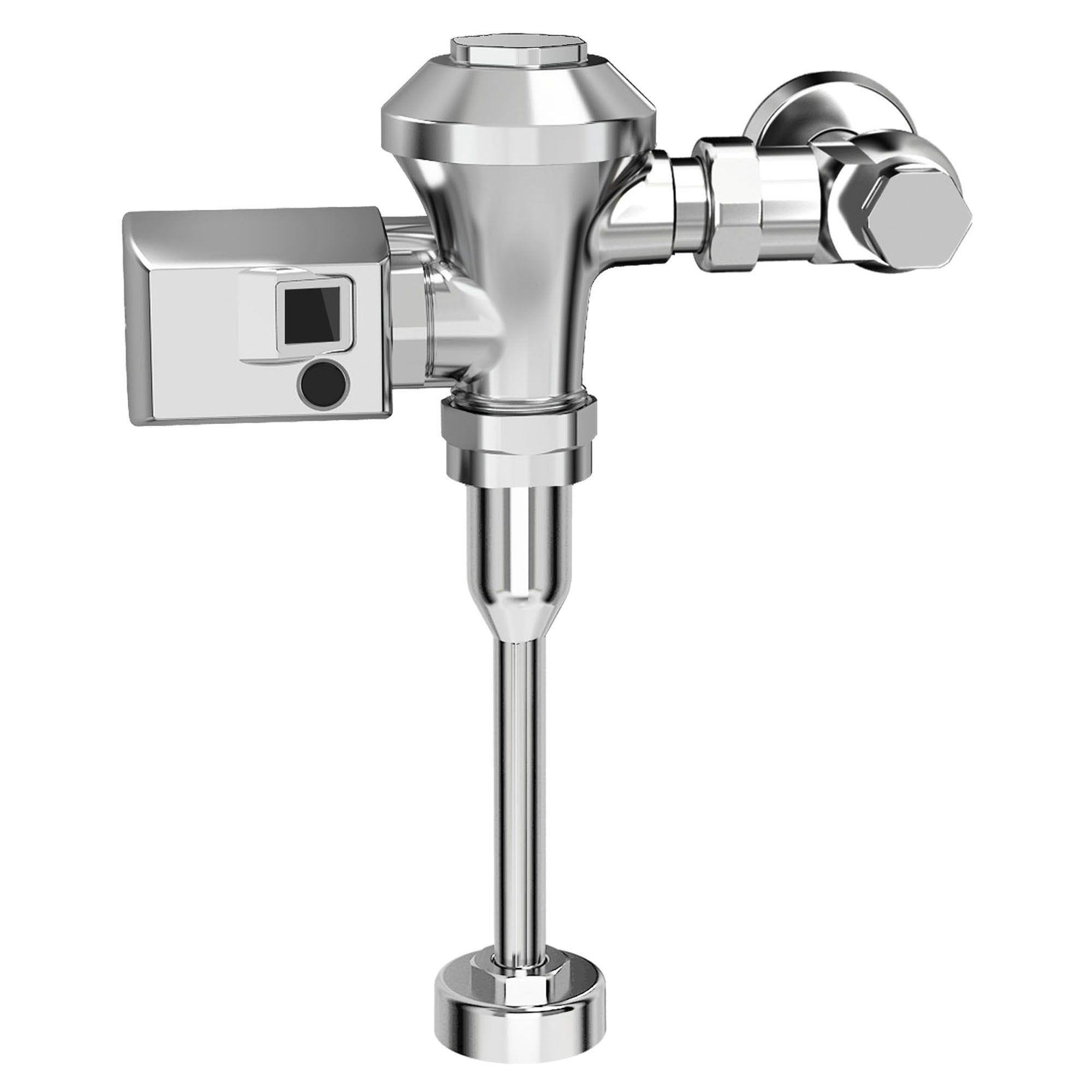 Chrome Sensor-Operated Industrial Urinal Flush Valve