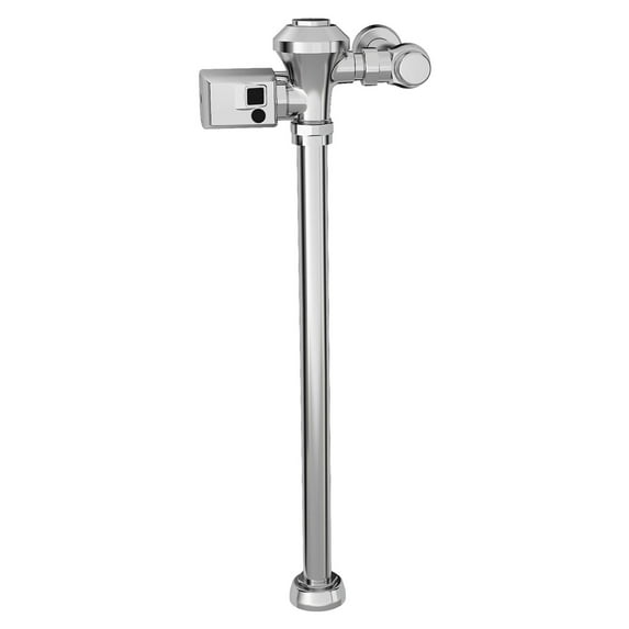 American Standard Ultima Sensor-Operated Clinic Sink Flush Valve Diaphragm-Type for 1.5-in Top Spud with 24-in Supply 6.5 GPF in Polished Chrome