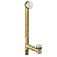 thumbnail image 1 of American Standard Universal Brass Bath Drain in Brushed Nickel, 1 of 2
