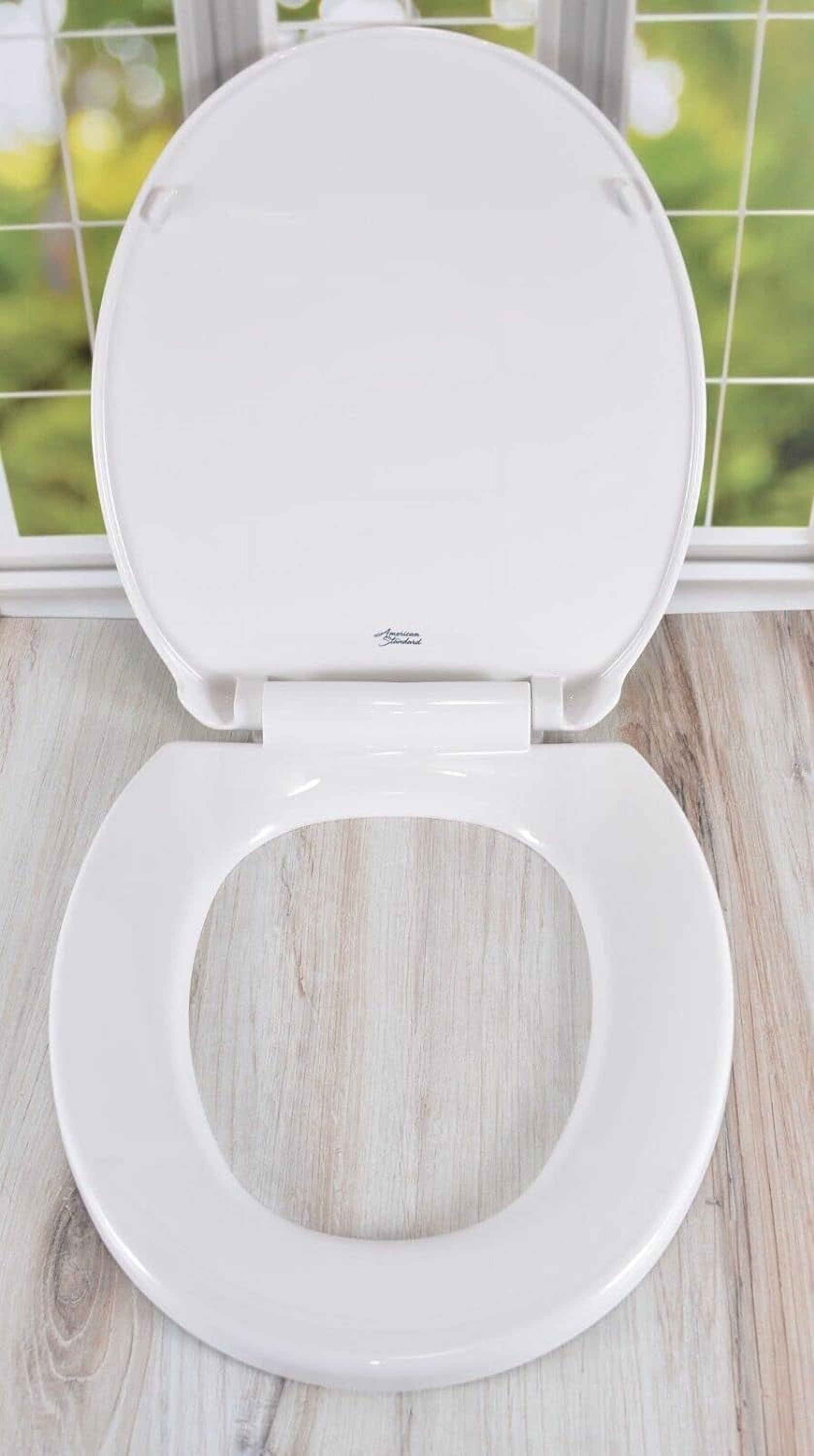 American Standard White Round Toilet Seat with Fittings (5015B60A.020)