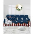 thumbnail image 1 of American Star Flag Sofa Couch Covers for 3 Cushion Couch,Washable L Shape Sectional Sofa Covers for Loverseat/Pet/Kid,Country Rusty Berry Red Blue White Slipcover Throw Blanket Futon Cover 71x134, 1 of 8