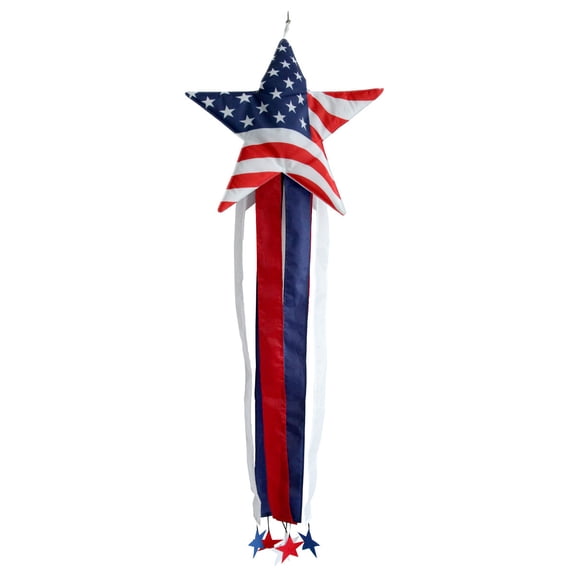 Briarwood Lane American Star Sculpted Patriotic Windsock