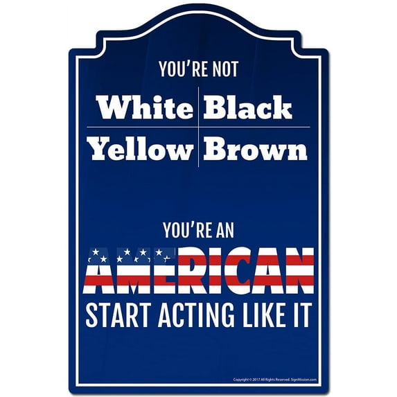 You're An American Start Acting Like It 3 pack of Vinyl Decal Stickers | Indoor/Outdoor | Funny decoration for Laptop, Car, Garage , Bedroom, Offices | SignMission