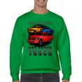 thumbnail image 1 of American Steel Tough Truck Sweatshirt Offroad Pickup 4x4 USA Power Crewneck, 1 of 7