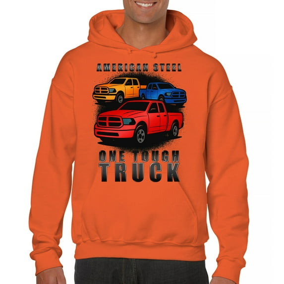American Steel Tough Truck Unisex Hoodie Offroad Pickup 4x4 USA Power