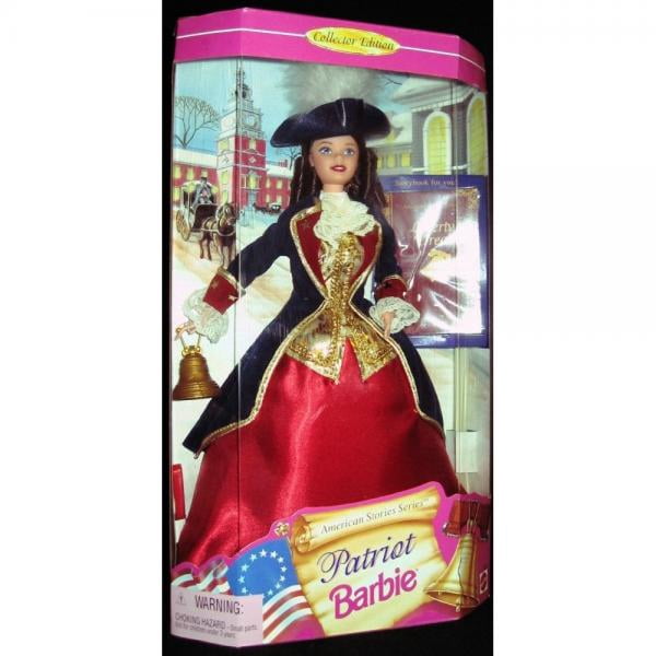 1996 American Stories Patriot Barbie, NRFB, (17312) Non-Mint Box