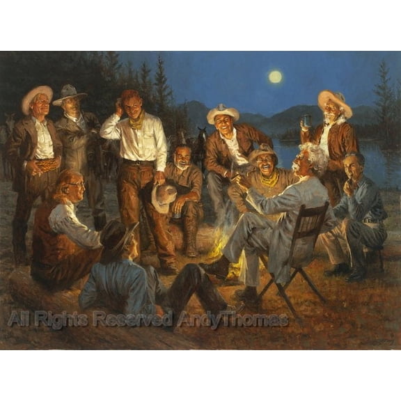 American Storytellers by Andy Thomas Canvas Giclee Limited Edition Artist Proof - 17x23 - 1 Unit per pack