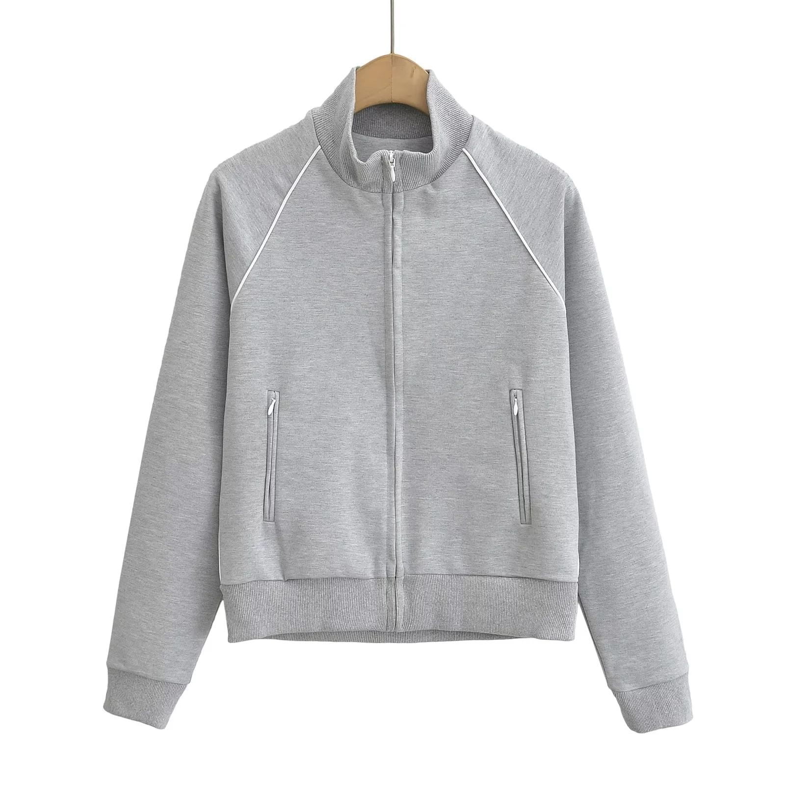 American Street Fashionistas Collar Jacket Women‘s Autumn and Winter