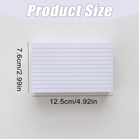 American Style Blank Index Card Memo Paper, 200 Sheets Thick Writeable Note Sheets for Business Meeting Records, Inventory Labeling & Desk Daily Reminders