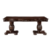 American Style Kitchen & Dining Table | Removable Extension for Variable Seating | Wood with Bun Feet | Ideal for Regular Meals