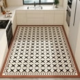 thumbnail image 1 of American Style Leather Kitchen Floor Mats Bathroom Non-slip Large Area Rugs Home Decoraction Waterproof and Oil Proof Carpets, 1 of 5