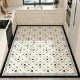 thumbnail image 1 of American Style Leather Kitchen Floor Mats Bathroom Non-slip Large Area Rugs Home Decoraction Waterproof and Oil Proof Carpets, 1 of 5