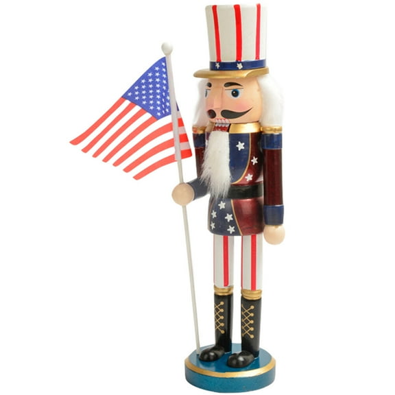 American Style Nutcracker Figure Nutcrackers Decorations Dining Table Gifts Desktop 38cm