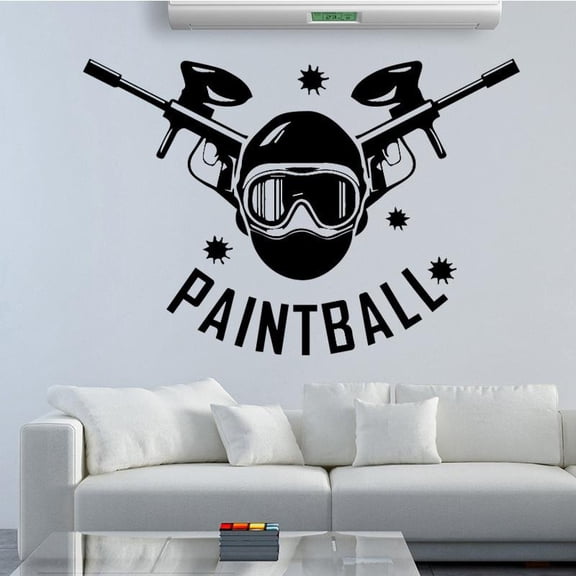 American-Style Paintball Wall Sticker Removable Self Adhesive Watercolo For Living Room Bedroom Nordic Style Home Decoration 30x45cm