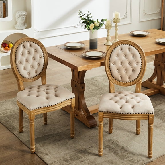 American Style, Velvet Upholstery - Modern Dining Room Seating