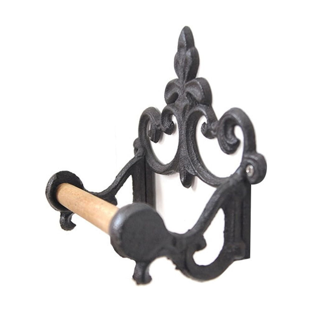 American Style Wrought Iron Bathroom Paper Storage Rack Retro Creative