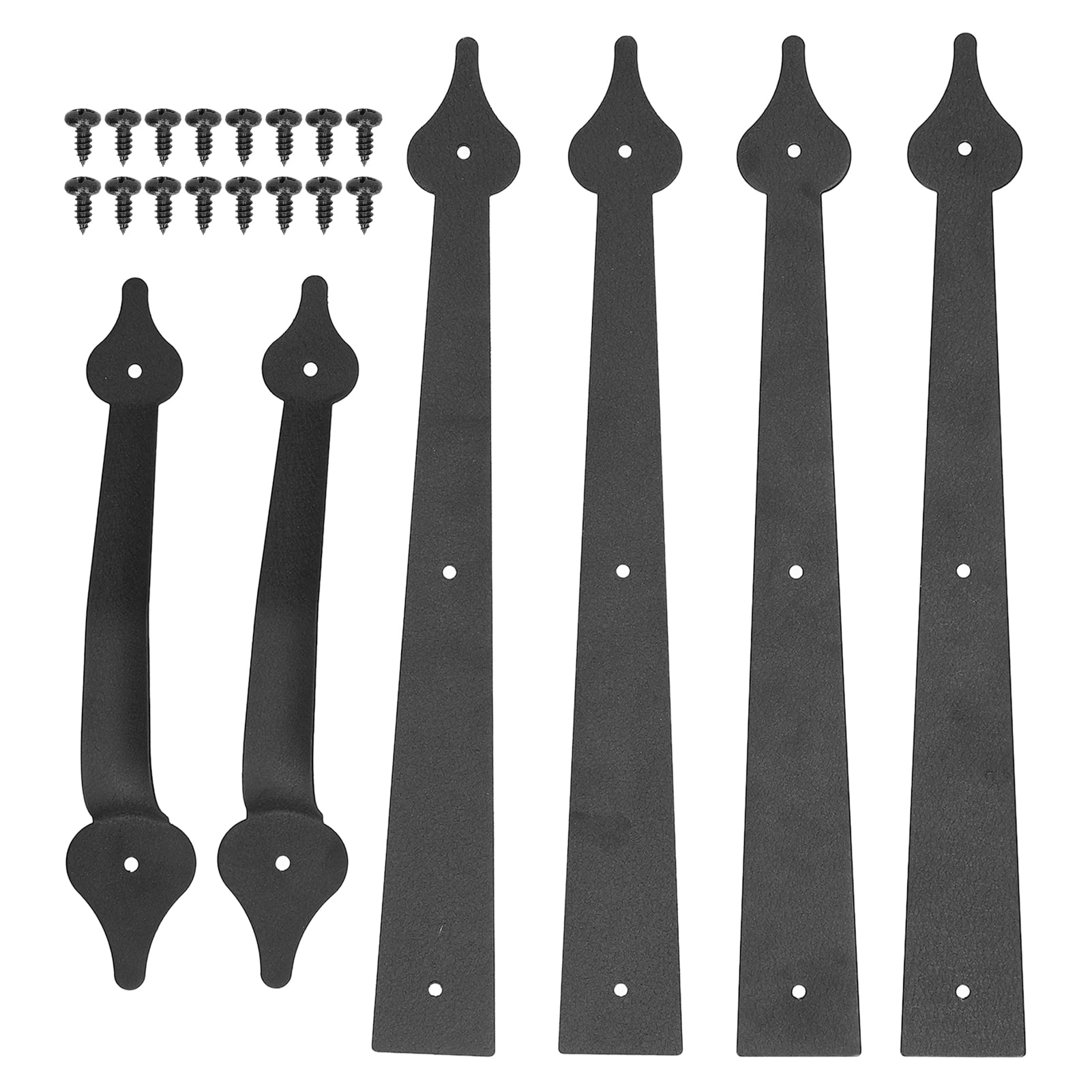 Wrought Iron Style Garage Door Hardware Black – Elegant Durability for Every Home