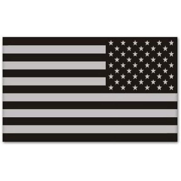 American Subdued Mirrored Flag Decal Tactical Military Car Sticker Decal Phone Small 3"