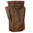 thumbnail image 1 of American Supply Replacement Housekeeping Cart Full Fold Over Bar w/ Front Opening Zipper & 2 Side Pockets 18″Wx12″Dx36" Long Brown, 1 of 1