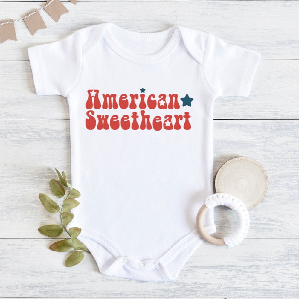 My First 4th Of July Baby Girl Outfit