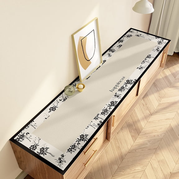 American TV Cabinet Table Mat, Cover Cloth, Long Tablecloth, Countertop Protection Mat, Light Luxury, High-end Dining Side Cabinet, Desktop Mat.