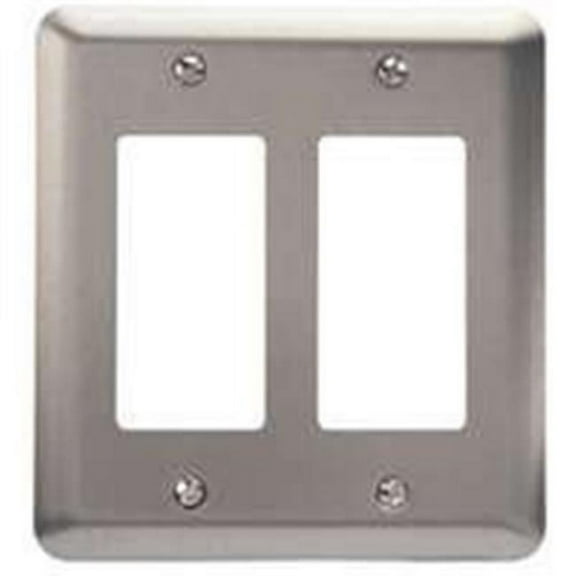 American Tack & Hdwe 2RRPW 2 Rocker Plate Pewter