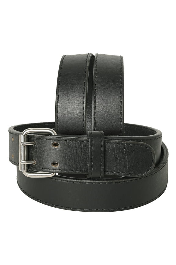 Western Grain Leather Unisex Holster Belt Men Women Black
