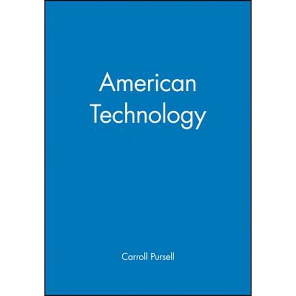 Pre-Owned American Technology 9780631219972 Used