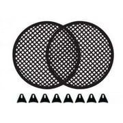 1 Pair 12 SubWoofer Mid range Metal Mesh Waffle Speaker Grill DJ PA Car Audio