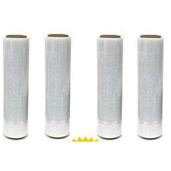 American Terminal  18" X 1500SQ FT 4 ROLLS 80 Gauge  Pallet Wrap Stretch Film Shrink Hand WRAP