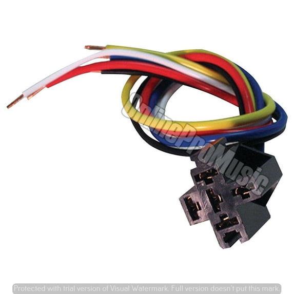 American Terminal BRS-3000 5-PIN Wire SPDT Interlocking Wire Bosch Relay Socket