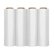 American Terminal CLEAR SHRINK WRAP18" X 1500 Square Feet 4 ROLLS x 80 Gauge Pallet Wrap Stretch Film Shrink Hand WRAP
