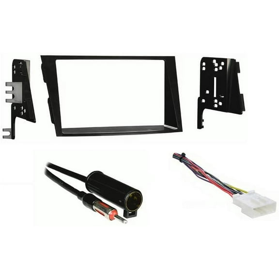 American Terminal Compatible with Subaru Outback 2010 2011 2012 2013 2014 Non NAV Double DIN Stereo Harness Radio Install Dash Kit