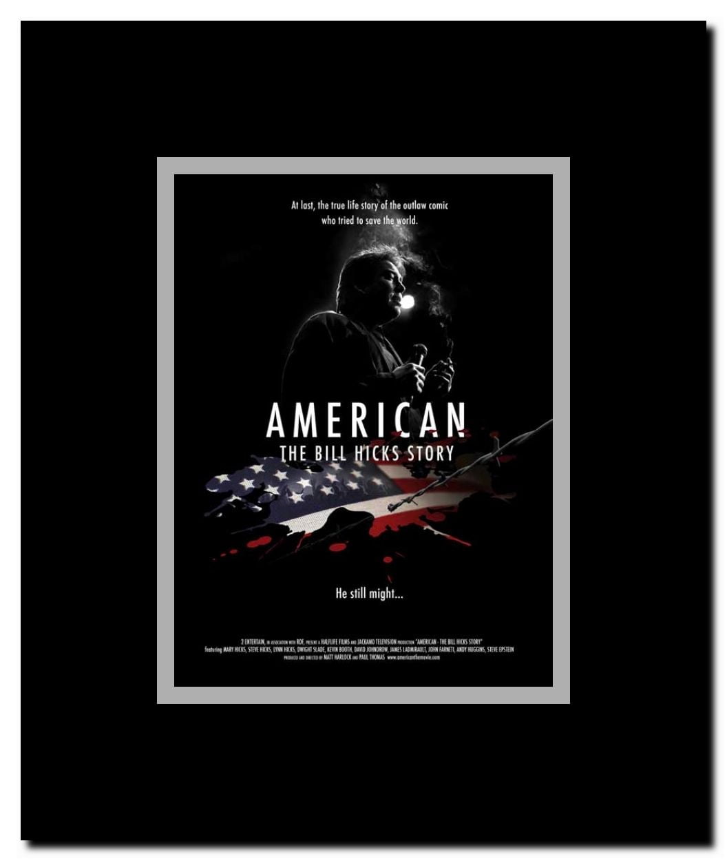 American: The Bill Hicks Story Framed Movie Poster