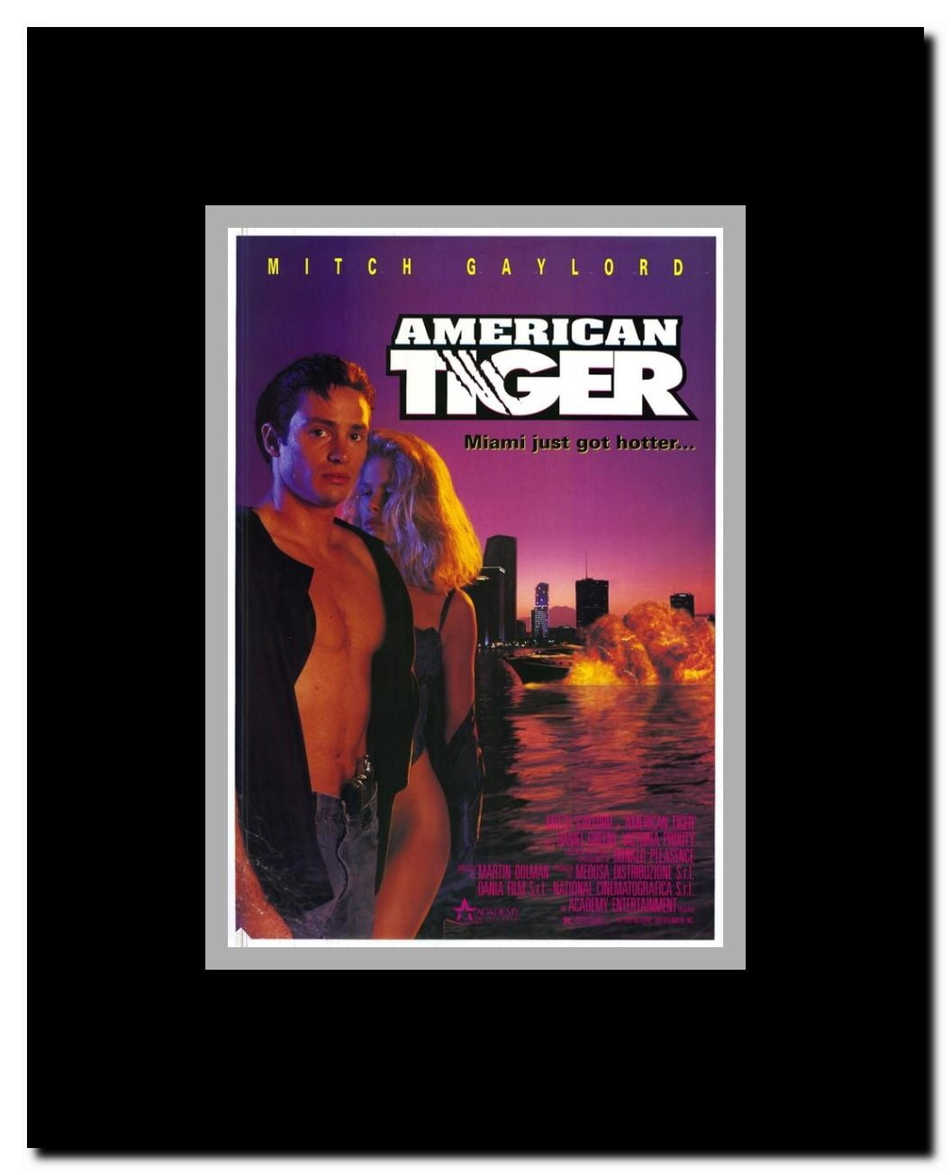 American Tiger Framed Movie Poster