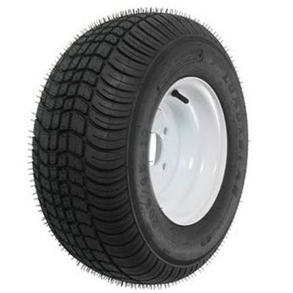 American Tire 3H350 205/65-10 Tire and Wheel (B) 5 Hole - White