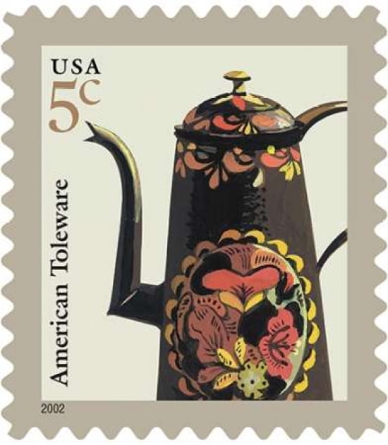 American Toleware Canvas Art - US POSTAL SERVICE (24 x 24)