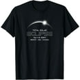 thumbnail image 1 of American Totality April 8th 24 Total Solar Eclipse 2024 T-Shirt, 1 of 3