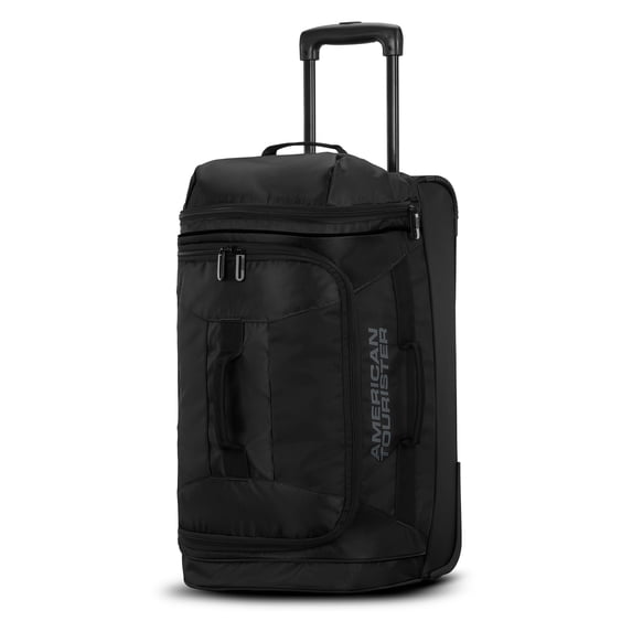 American Tourister 22-Inch Carry On Wheeled Travel Duffel Bag with Drop ...