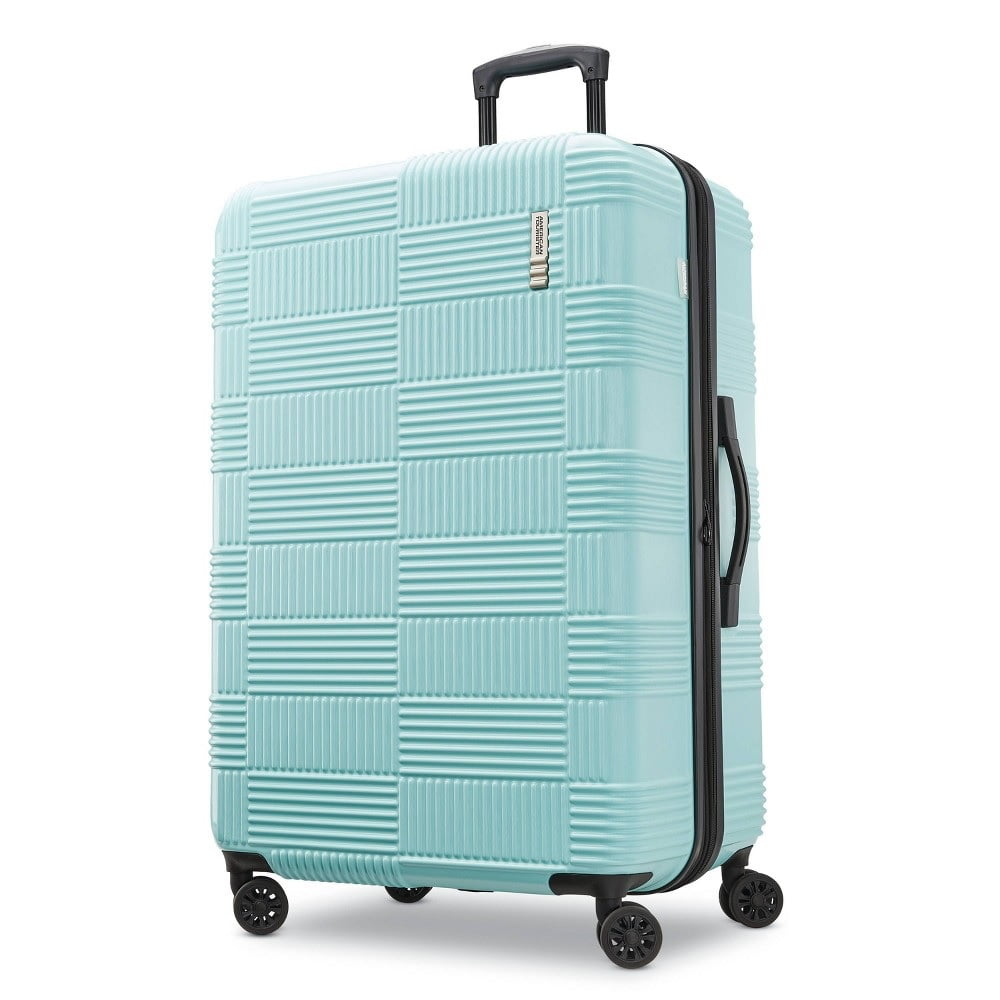 AMERICAN TOURISTER 水玉模 spinnerキャリーケース 28 American Tourister 28” Unisex Hardside Spinner Luggage, Mint